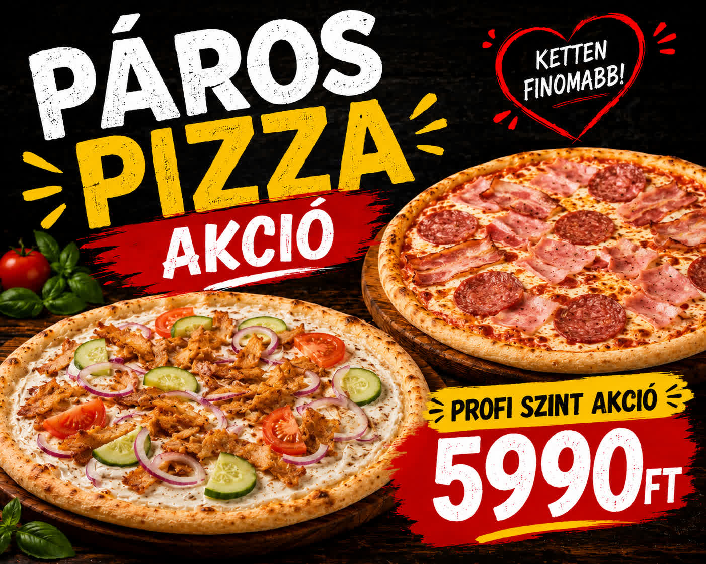 Páros pizza akció 3