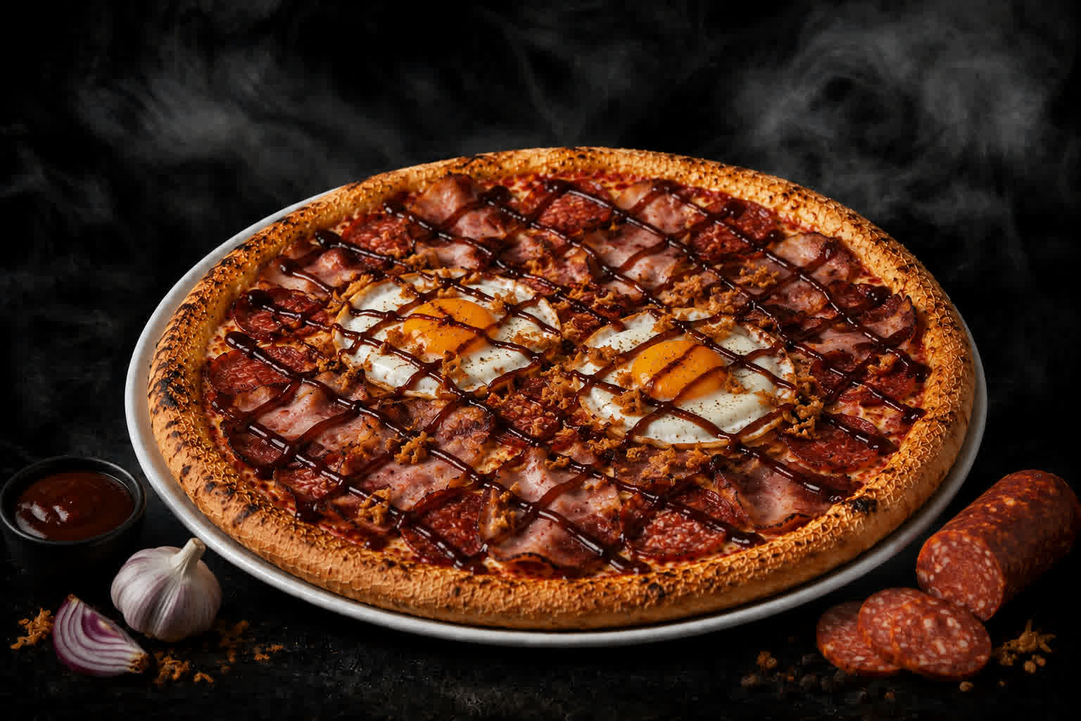 BBQ Time pizza