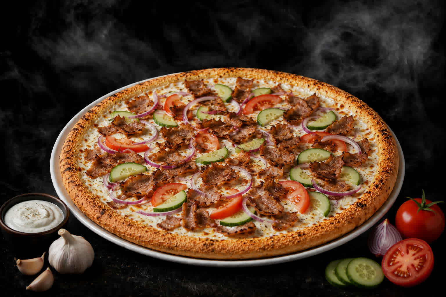 Gyros 1 pizza