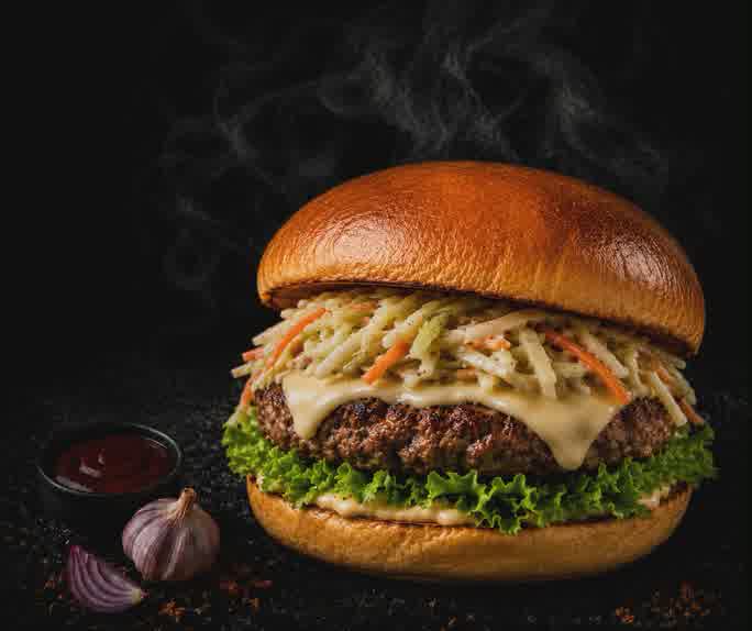Retro burger